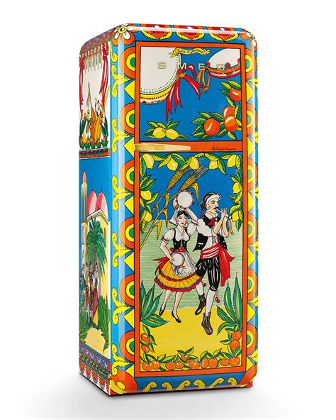 dolce and gabbana smeg fridge.